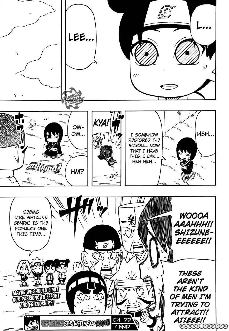 Rock Lee's Springtime of Youth Chapter 22 31